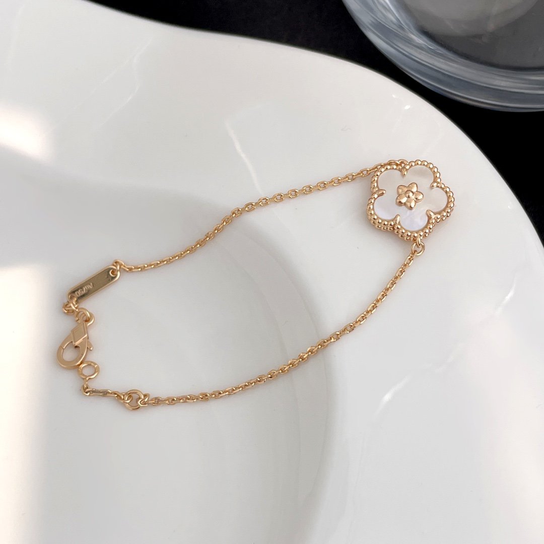 [ECHO ]LUCKY SPRING ROSE GOLD MOP BRACELET