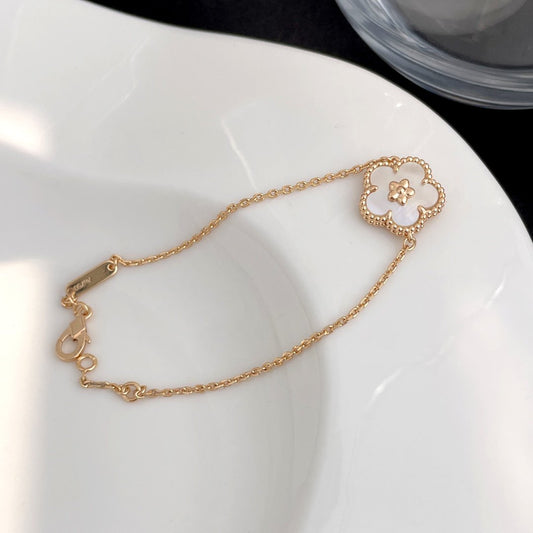 [ECHO ]LUCKY SPRING ROSE GOLD MOP BRACELET