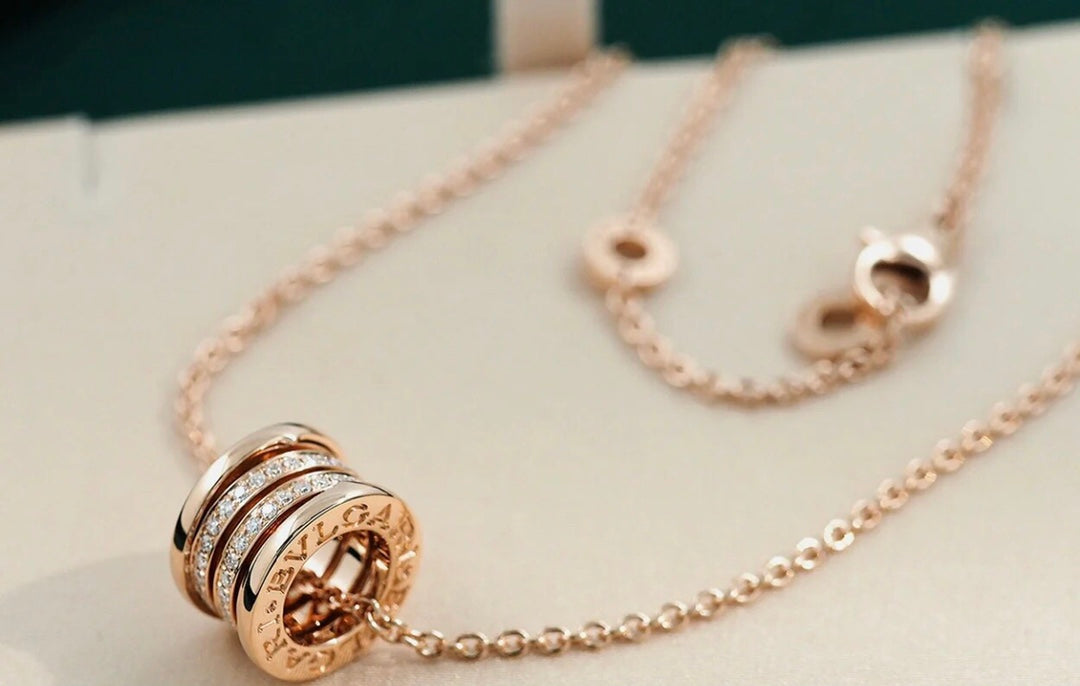 [ECHO ]ZERO 1 PINK GOLD DIAMOND NECKLACE