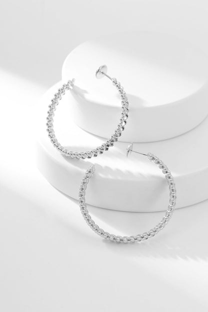 [ECHO ]CLASH HOOP EARRINGS
