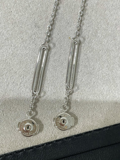 [ECHO ]CHAINE CHAOS DIAMOND DROP EARRINGS