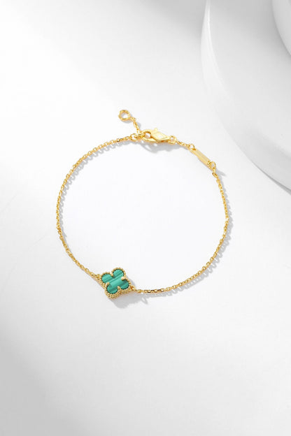 [ECHO ]CLOVER BRACELET MALACHITE 1 MOTIF