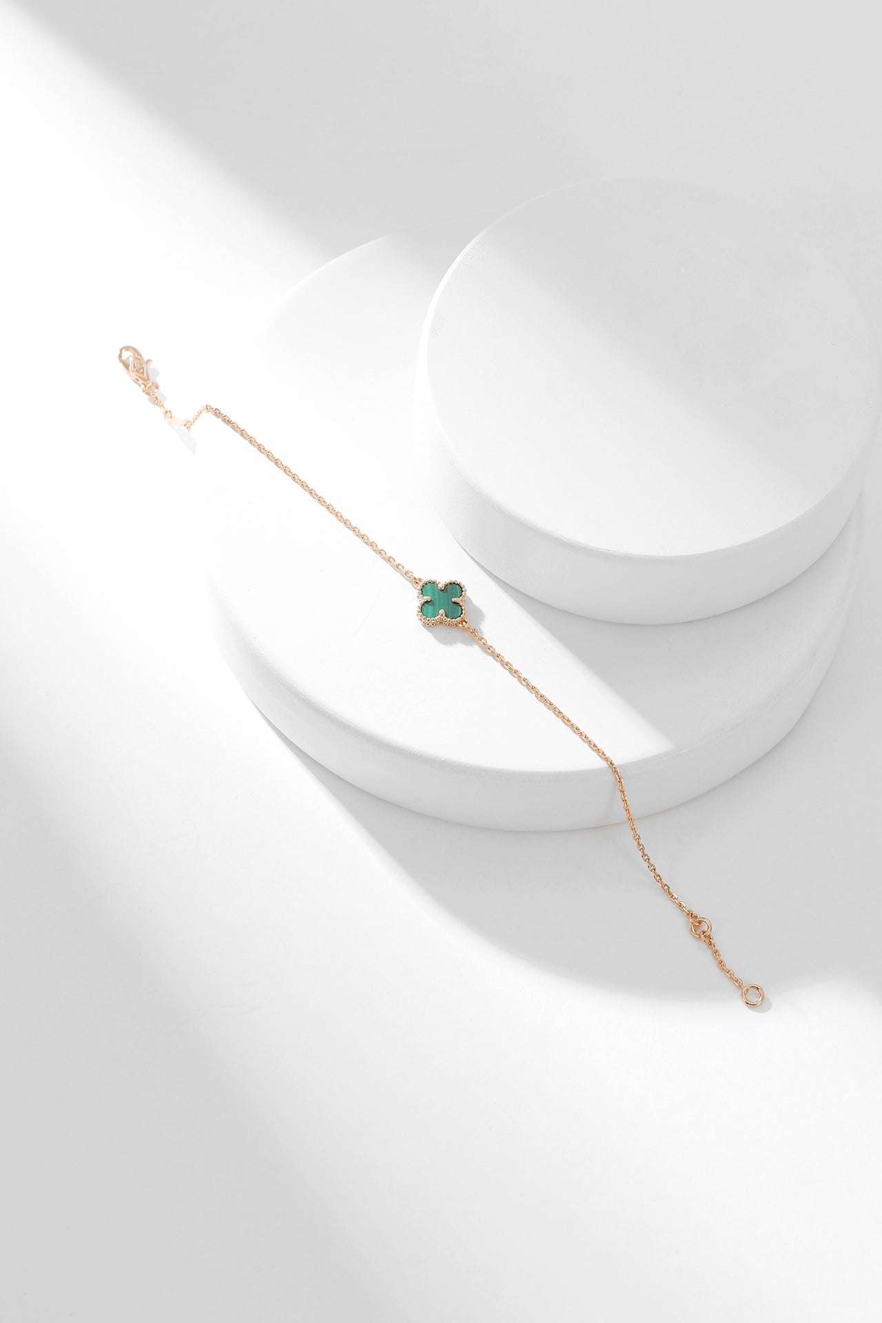 [ECHO ]CLOVER BRACELET MALACHITE 1 MOTIF