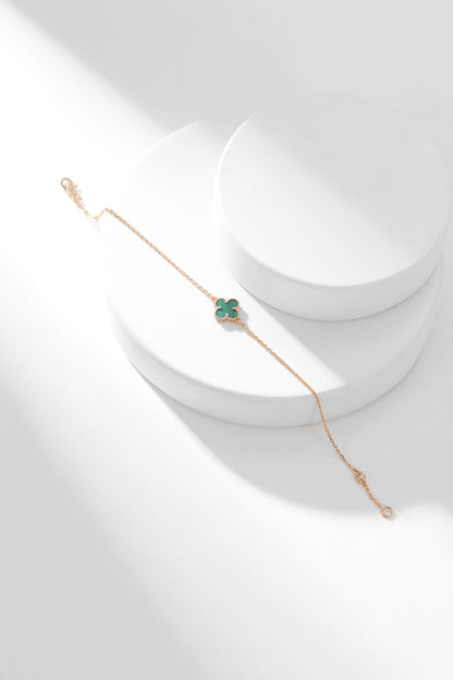 [ECHO ]CLOVER BRACELET MALACHITE 1 MOTIF