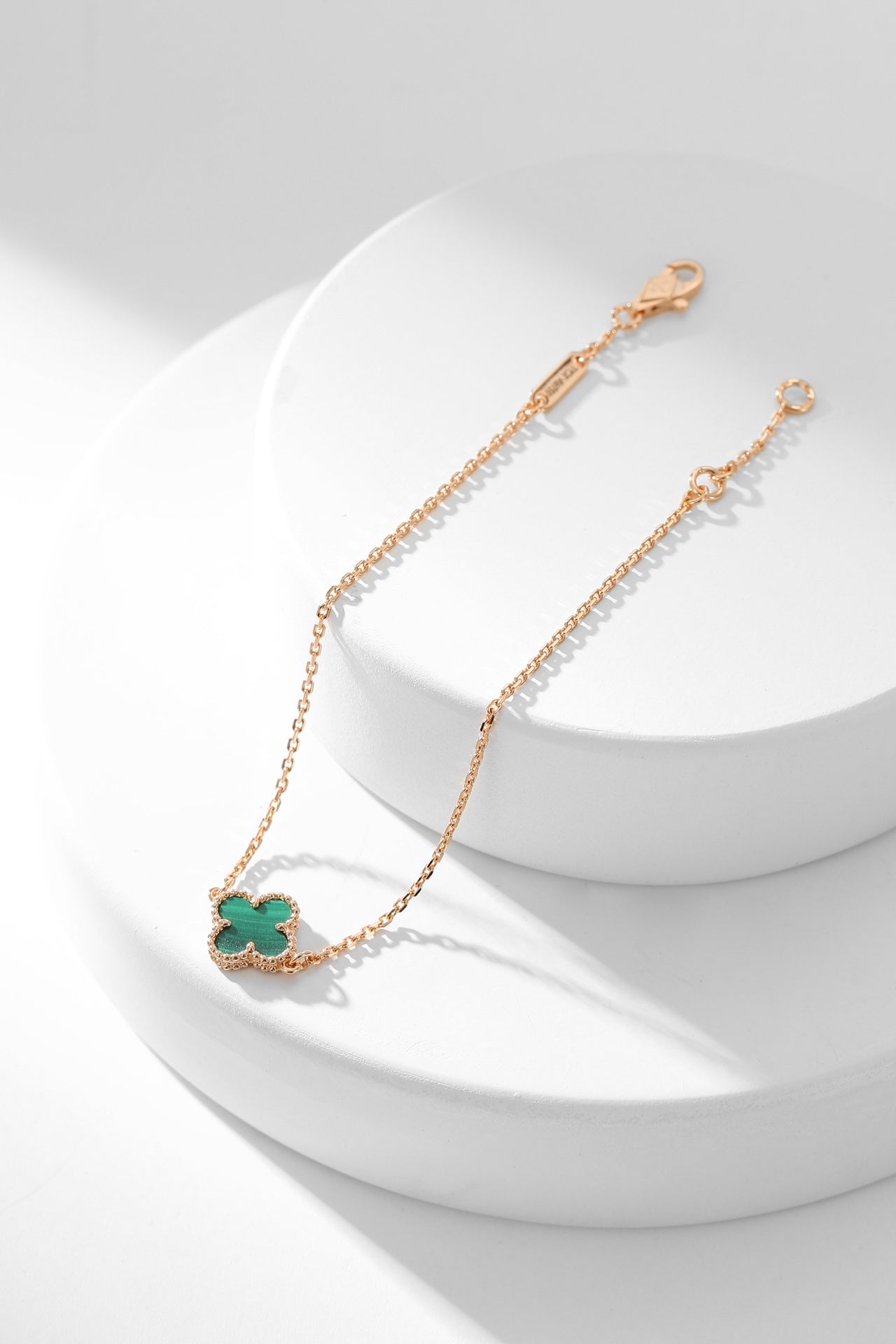 [ECHO ]CLOVER BRACELET MALACHITE 1 MOTIF