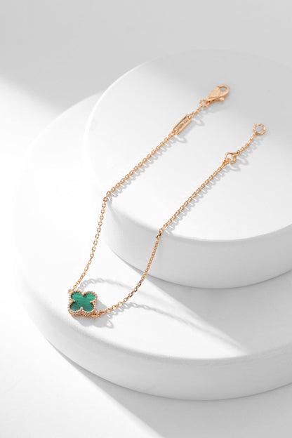 [ECHO ]CLOVER BRACELET MALACHITE 1 MOTIF