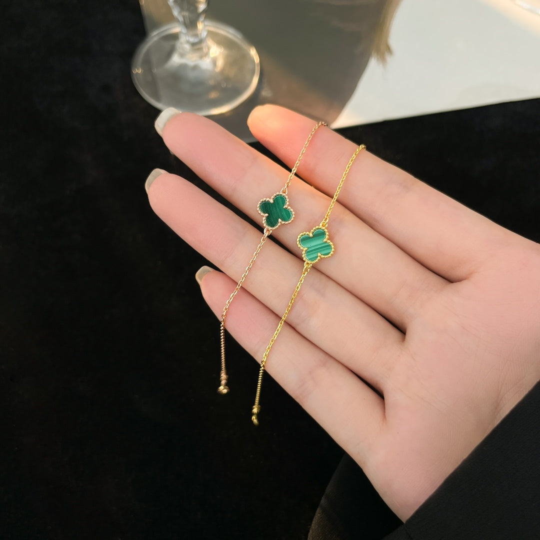 [ECHO ]CLOVER BRACELET MALACHITE 1 MOTIF