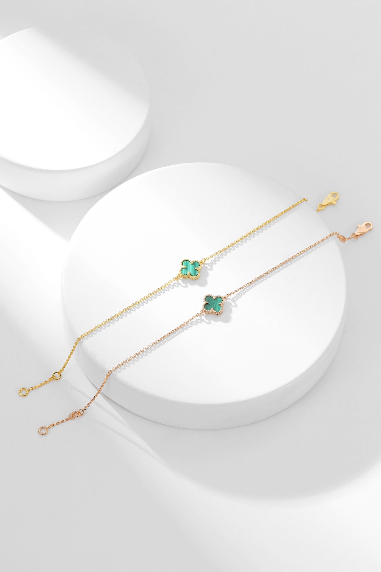 [ECHO ]CLOVER BRACELET MALACHITE 1 MOTIF