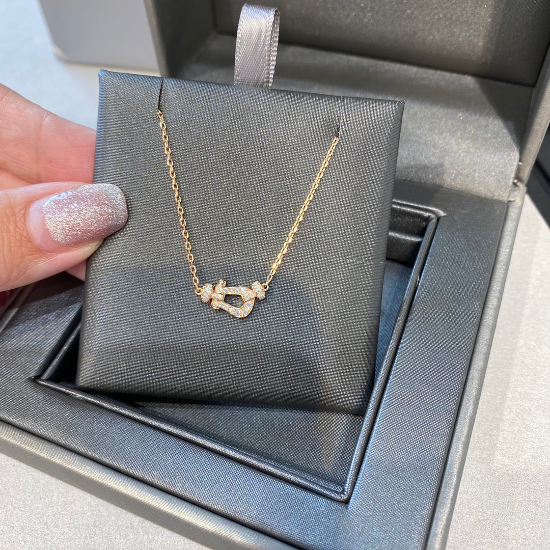[ECHO ]FORCE 10 DIAMOND PINK GOLD NECKLACE MINI MODEL