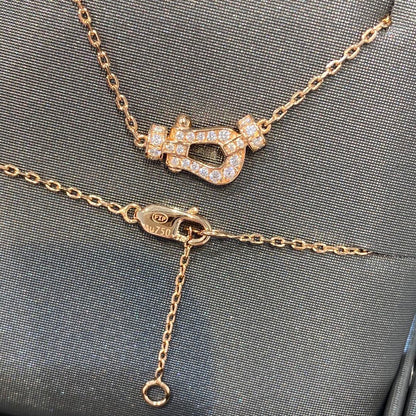 [ECHO ]FORCE 10 DIAMOND PINK GOLD NECKLACE MINI MODEL