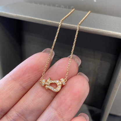 [ECHO ]FORCE 10 DIAMOND PINK GOLD NECKLACE MINI MODEL