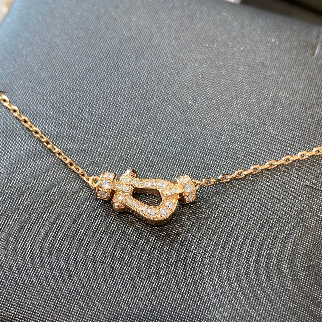 [ECHO ]FORCE 10 DIAMOND PINK GOLD NECKLACE MINI MODEL