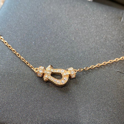 [ECHO ]FORCE 10 DIAMOND PINK GOLD NECKLACE MINI MODEL