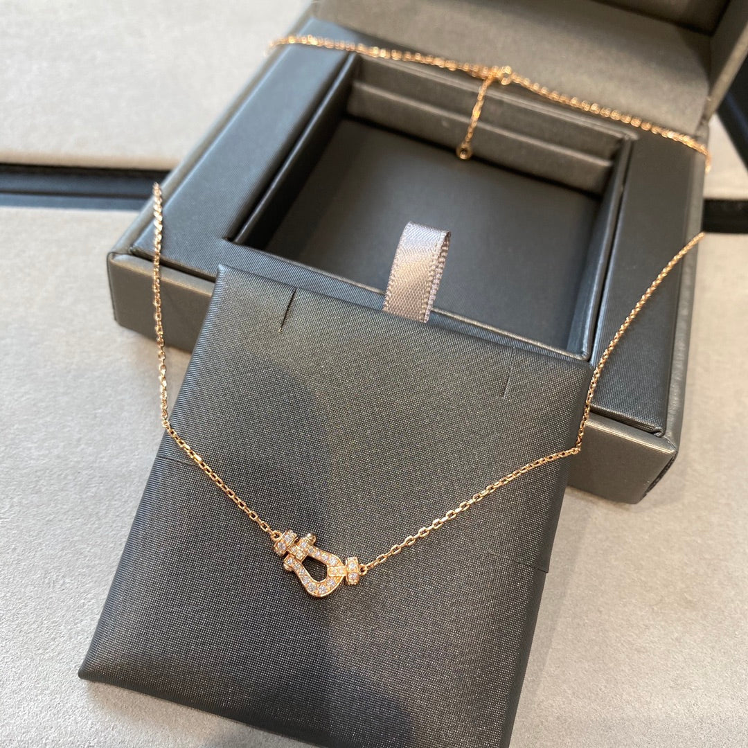 [ECHO ]FORCE 10 DIAMOND PINK GOLD NECKLACE MINI MODEL