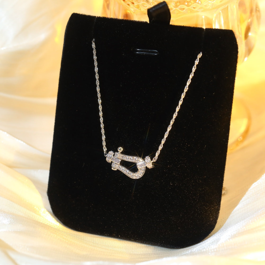 [ECHO ]FORCE 10 DIAMOND SILVER NECKLACE MINI MODEL