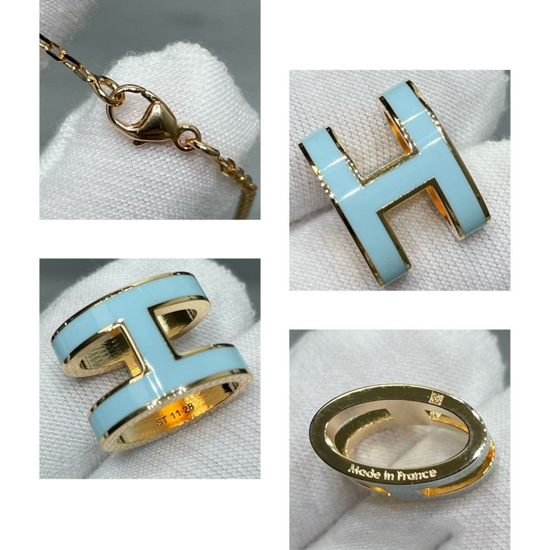 [ECHO ]POP H SKY BLUE NECKLACE