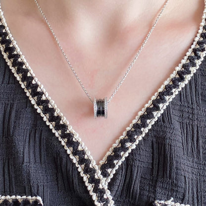 [ECHO ]ZERO 1 DIAMOND CERAMIC NECKLACE