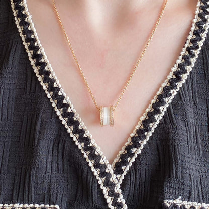 [ECHO ]ZERO 1 DIAMOND CERAMIC NECKLACE