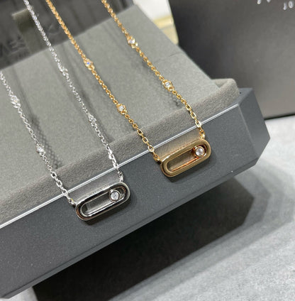 [ECHO]MOVE UNO DIAMOND NECKLACE