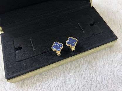 [ECHO ]CLOVER PIETERSITE MEDIUM STUD EARRINGS