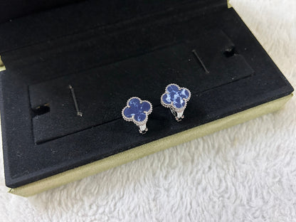 [ECHO ]CLOVER PIETERSITE MEDIUM STUD EARRINGS