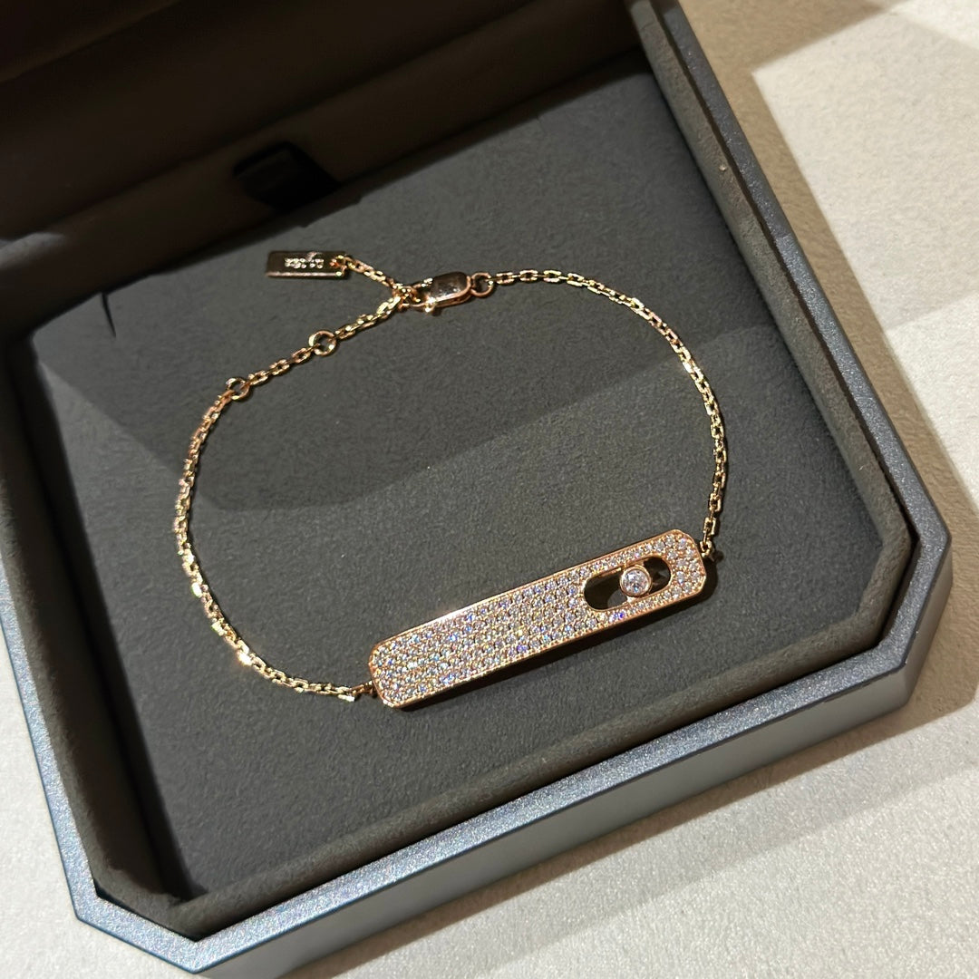 [ECHO]MOVE CLASSIQUE DIAMOND PAVED BRACELET