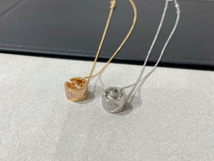 [ECHO ]LIENS EVIDENCE DIAMOND PAVED NECKLACE