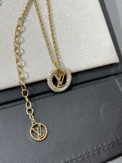 [ECHO ]BY NIGHT DIAMOND PAVED NECKLACE
