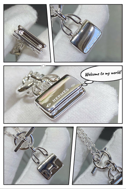 [ECHO ]CONSTANCE PEDANT SILVER NECKLACE