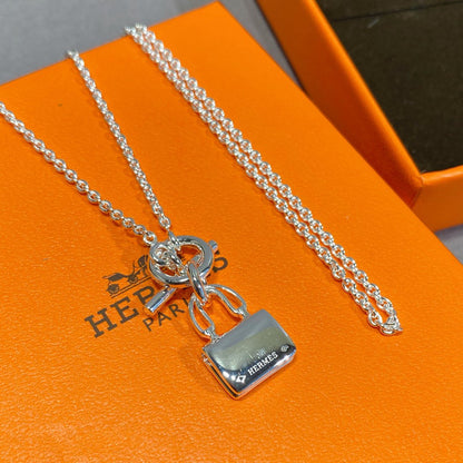 [ECHO ]CONSTANCE PEDANT SILVER NECKLACE
