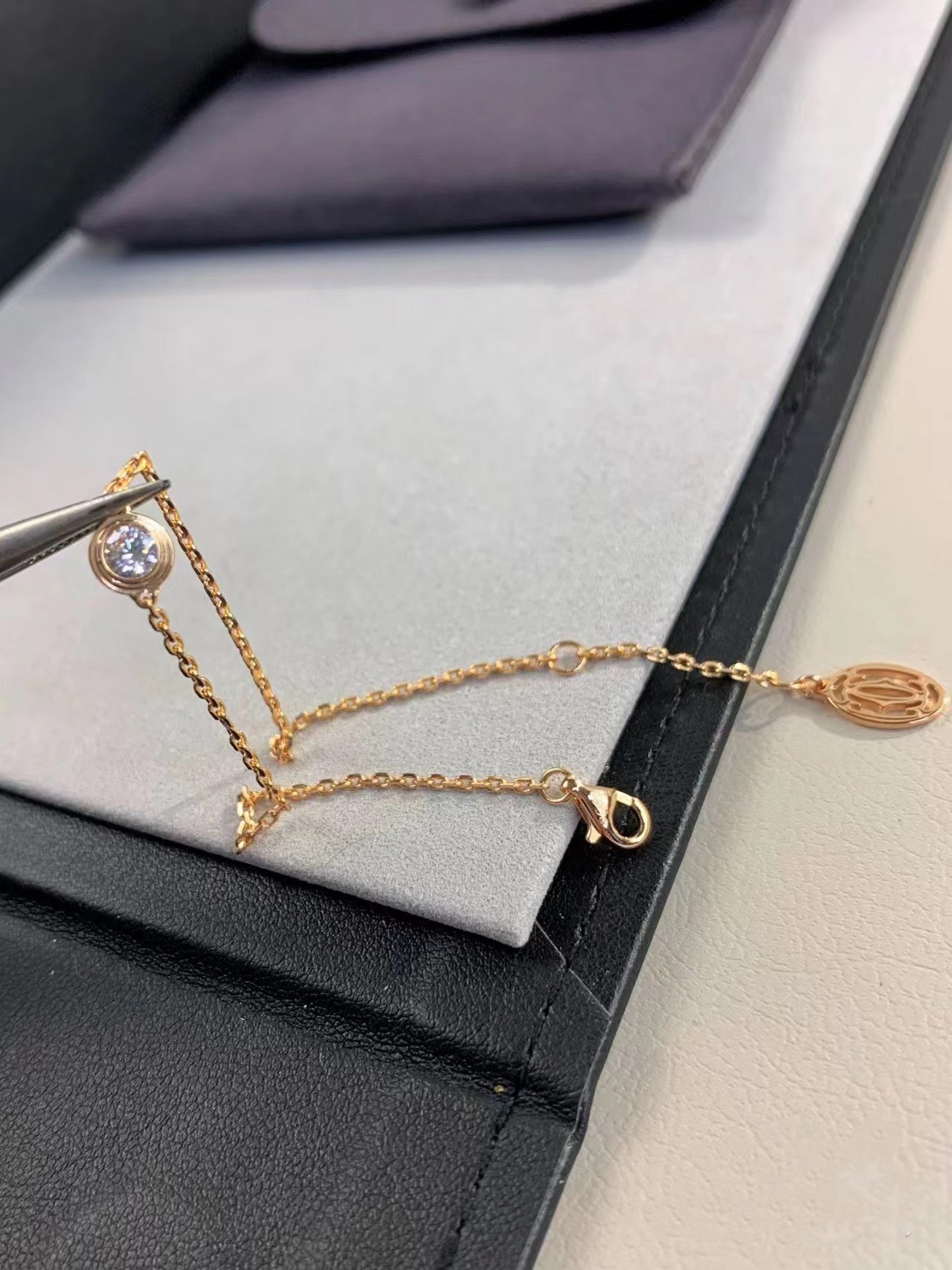 [ECHO ]DAMOUR DIAMOND LINK BRACELET