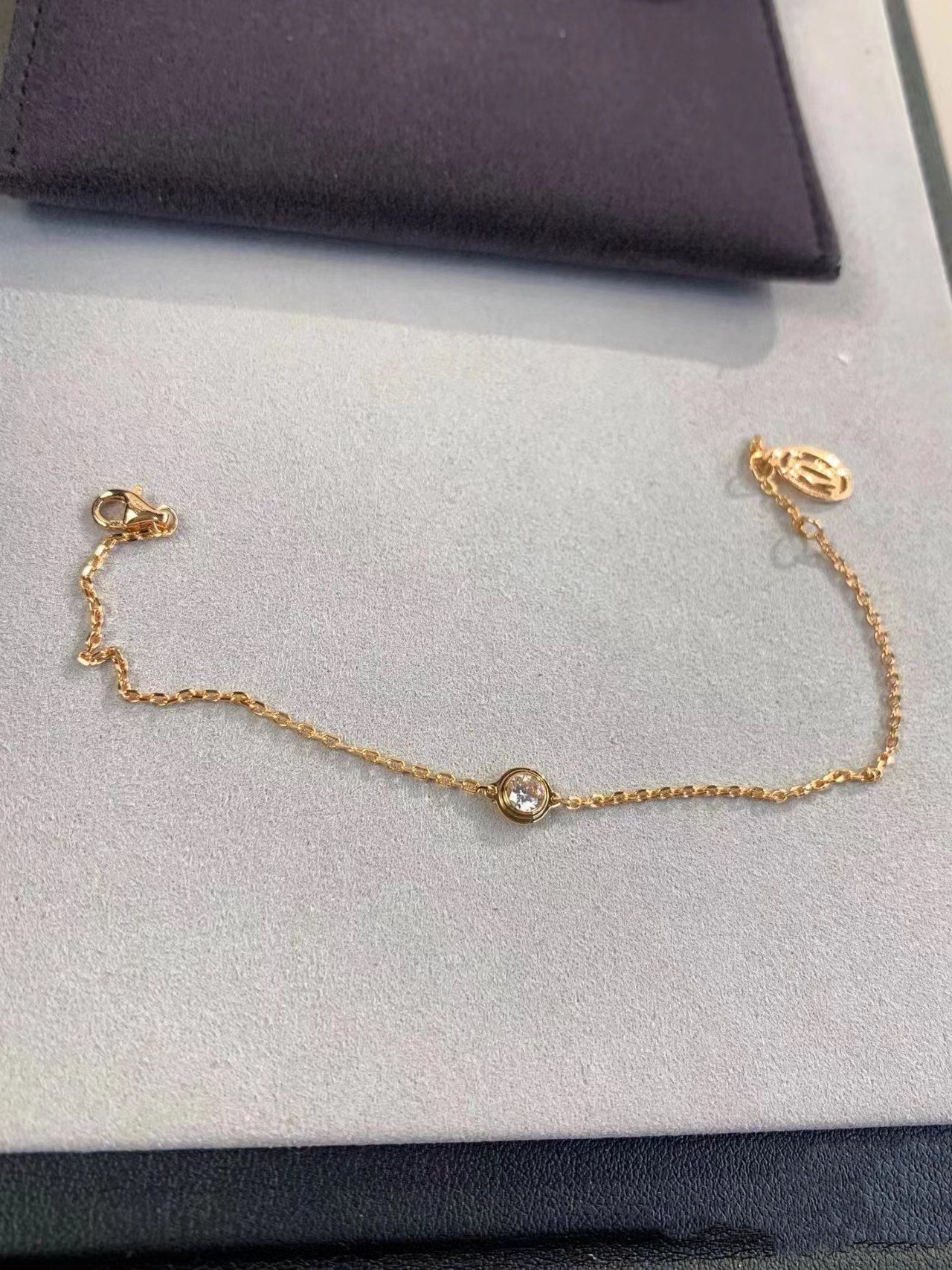 [ECHO ]DAMOUR DIAMOND LINK BRACELET
