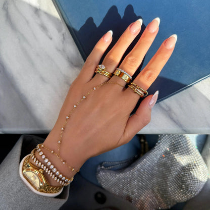 [Echo Fine]Dara Diamond Ring Stack