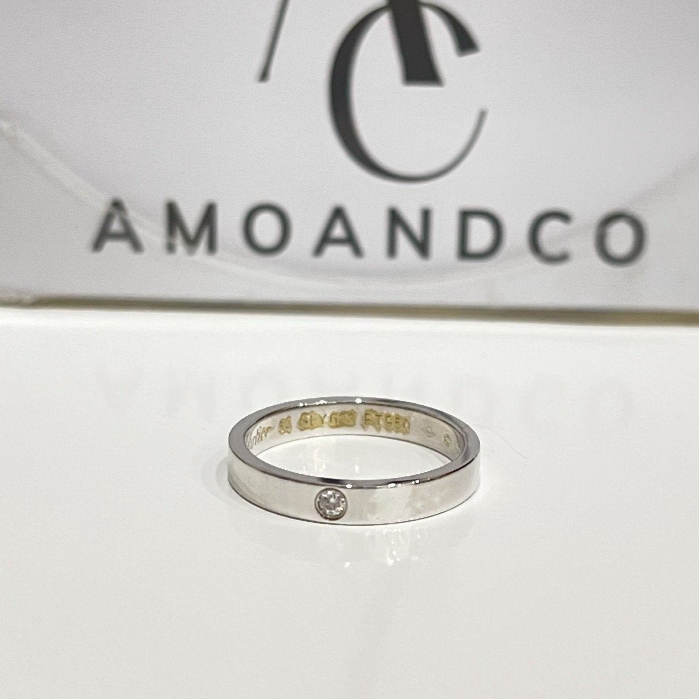 [ECHO ]LOVE RING 4MM 1 DIAMOND