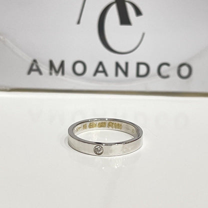 [ECHO ]LOVE RING 4MM 1 DIAMOND