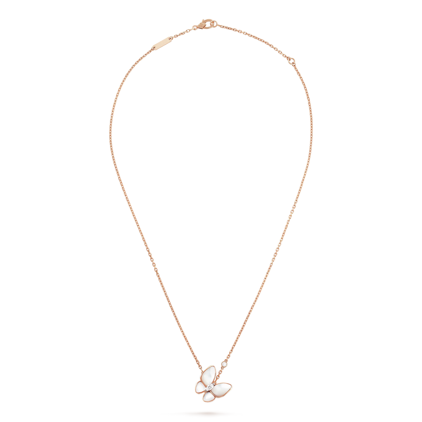 [ECHO ]BUTTERFLY MOP DIAMOND NECKLACE