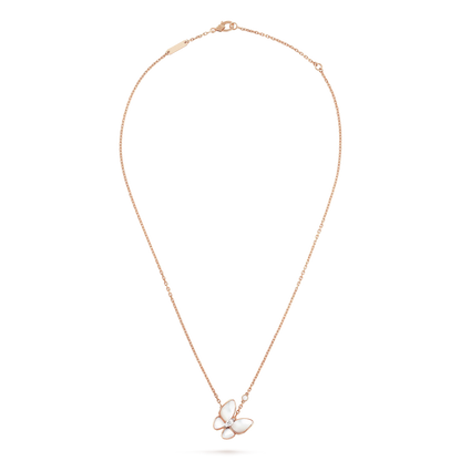 [ECHO ]BUTTERFLY MOP DIAMOND NECKLACE