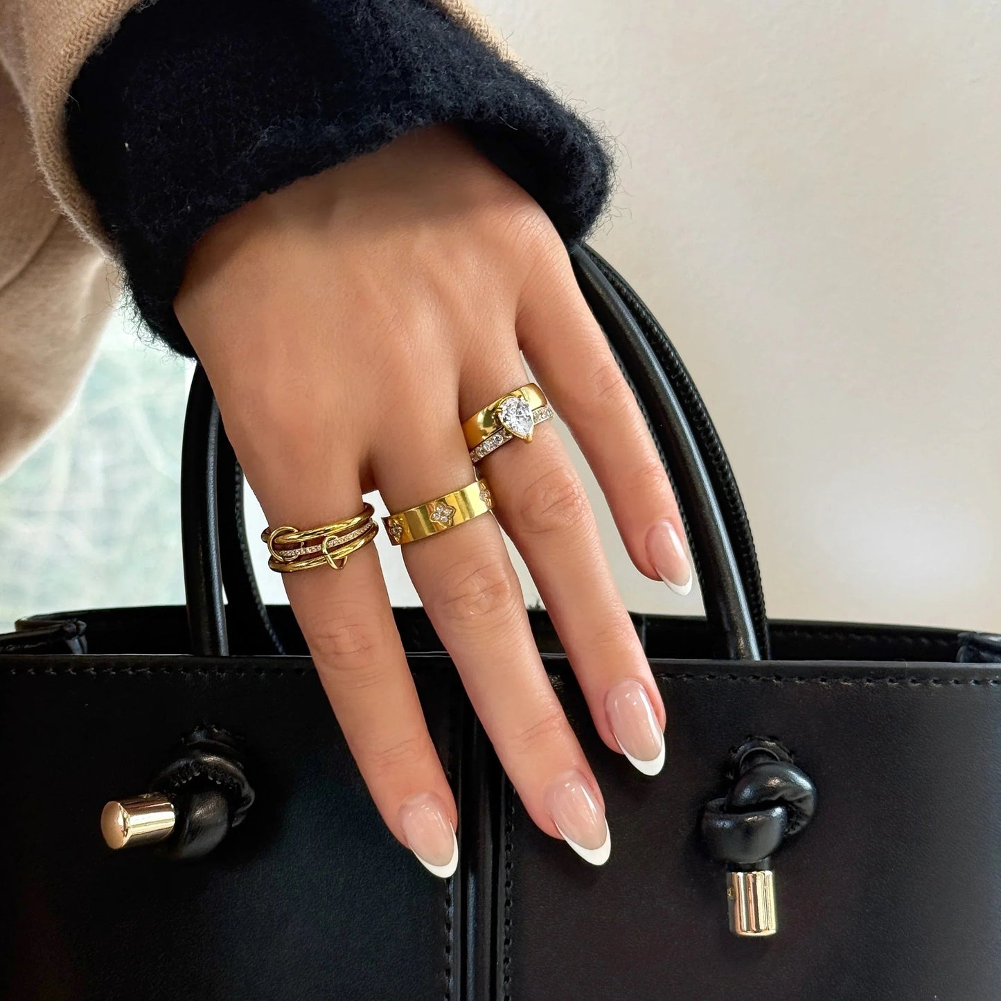 [Echo Fine]Dara Diamond Ring Stack