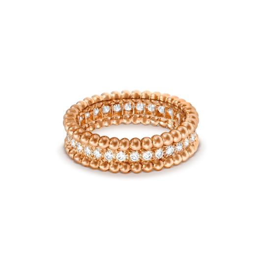 [ECHO ]PERLEE DIAMOND ROSE GOLD RING