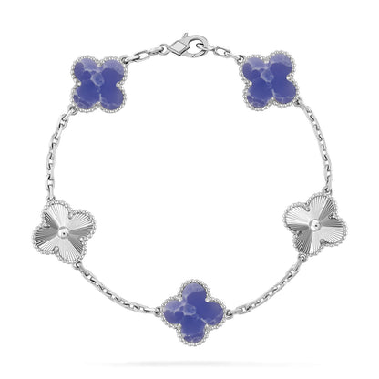 [ECHO ]CLOVER 5 MOTIF BLUE VEINS BRACELET COLLECTION