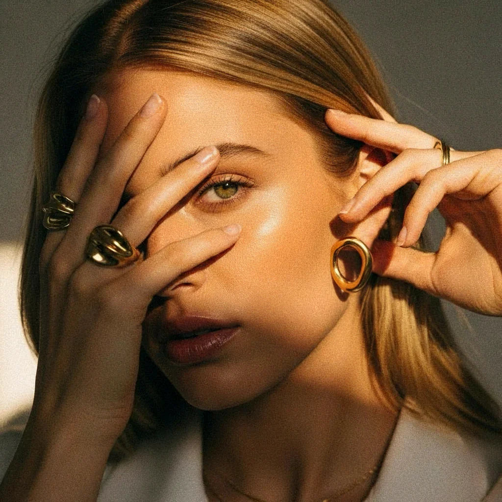 [Echo Fine]Raquel Open Oval Earrings