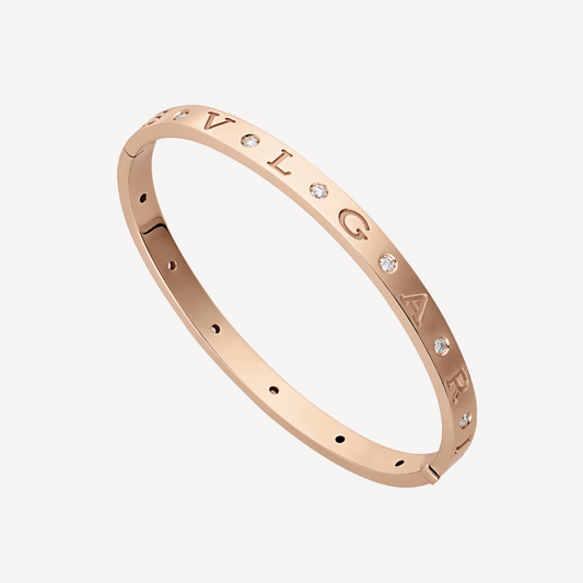 [ECHO ]ZERO 1 PINK GOLD 12 DIAMONDS BRACELET