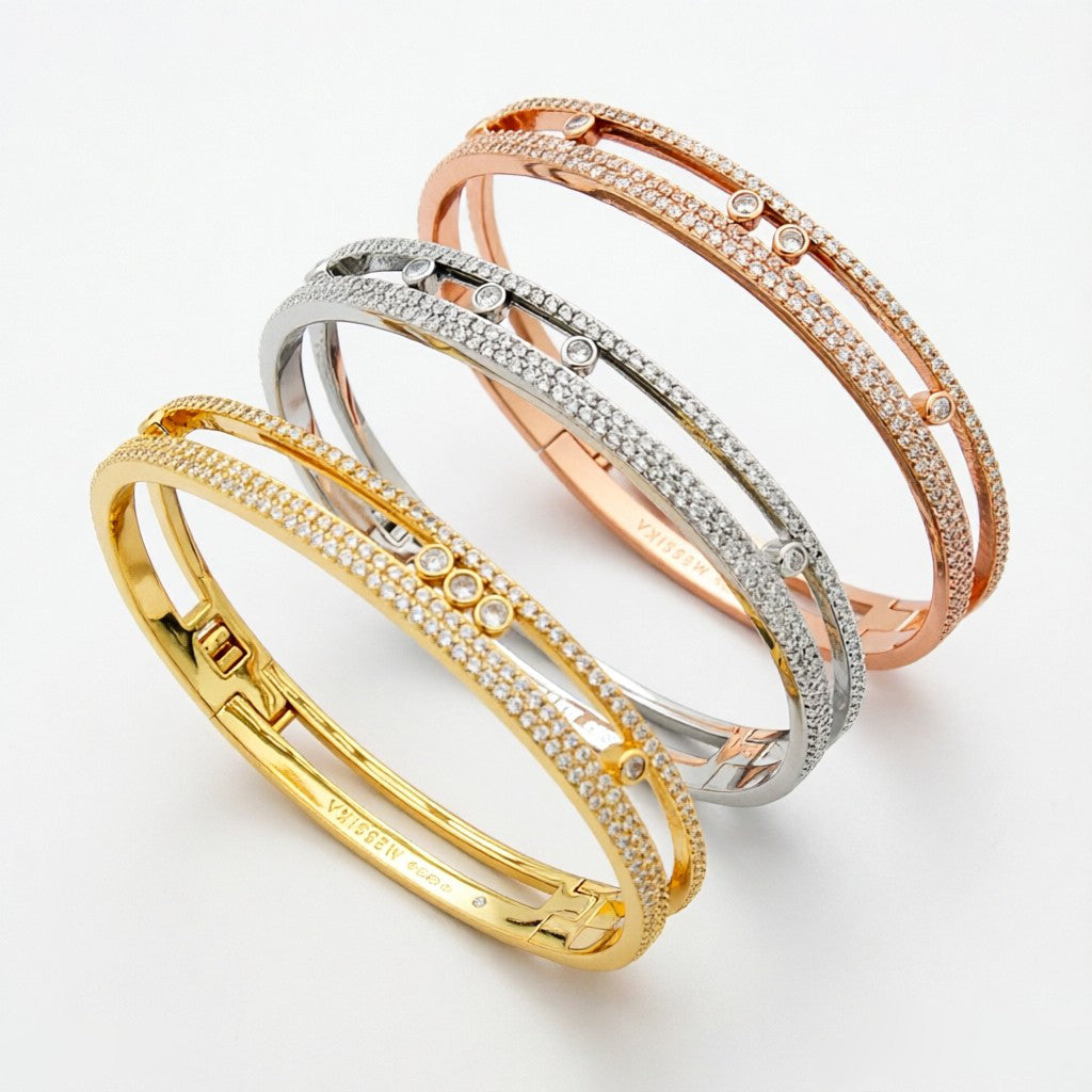 [ECHO]Move Romane pavé bangle