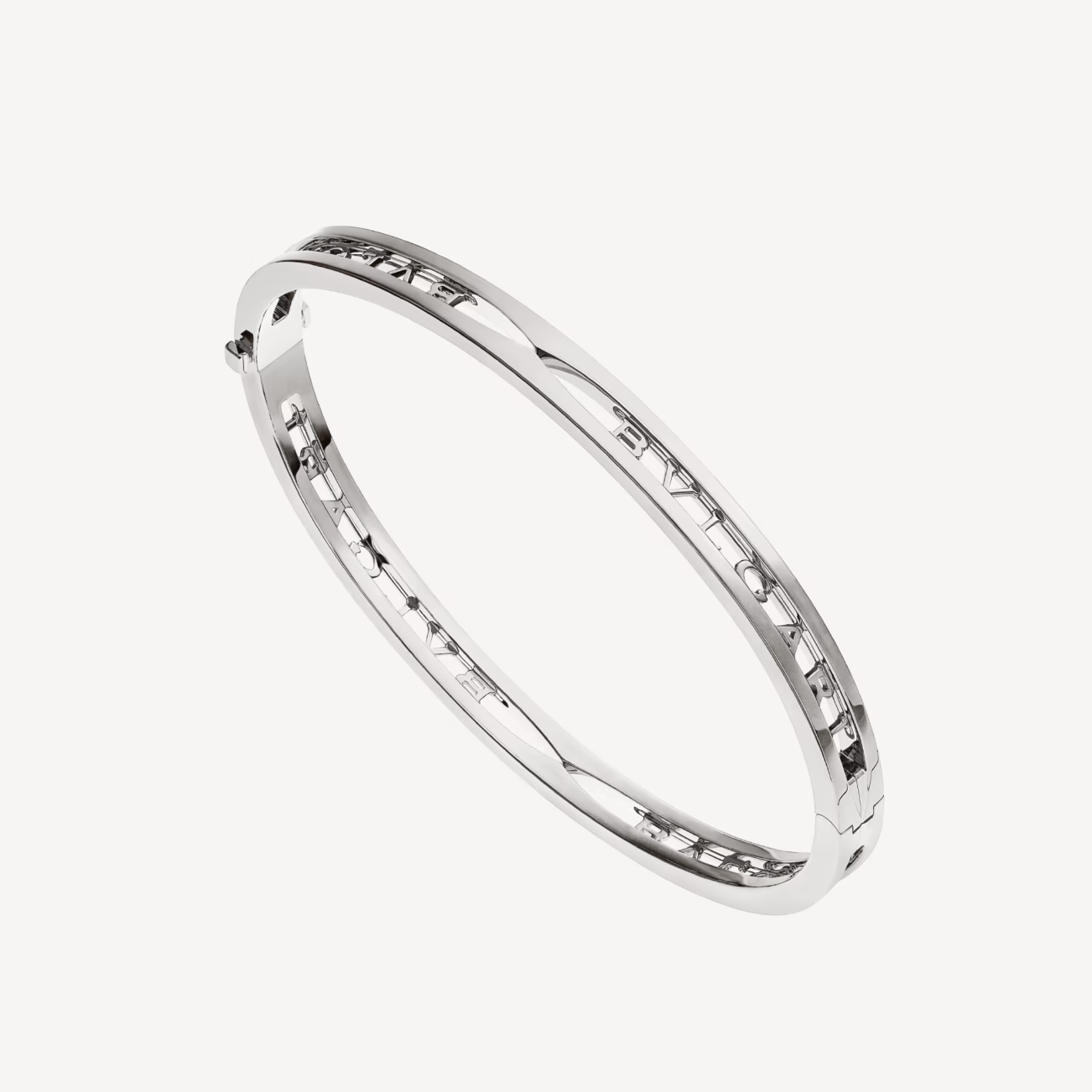 [ECHO ]ZERO 1 SPIRAL LOGO SILVER BRACELET