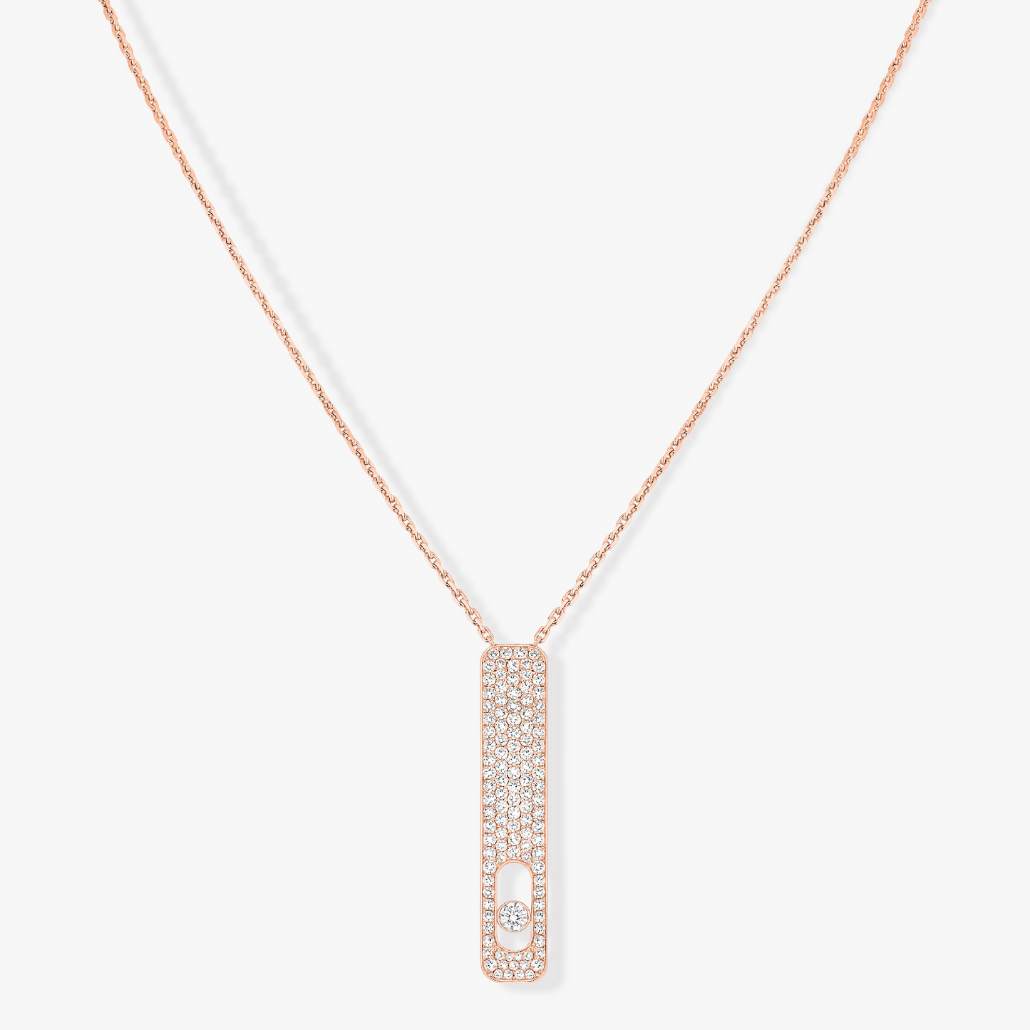 [ECHO]MY FIRST DIAMOND PAVED NECKLACE