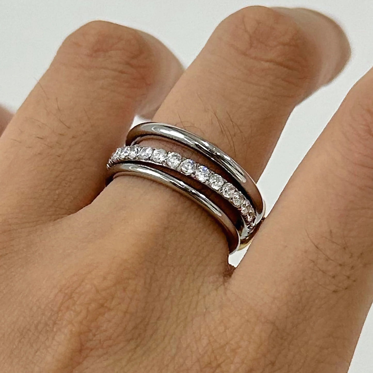 [Echo Fine]Evadne Diamond Ring Stack