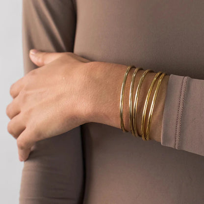 [Echo Fine]Shannon Gold Bangle Set