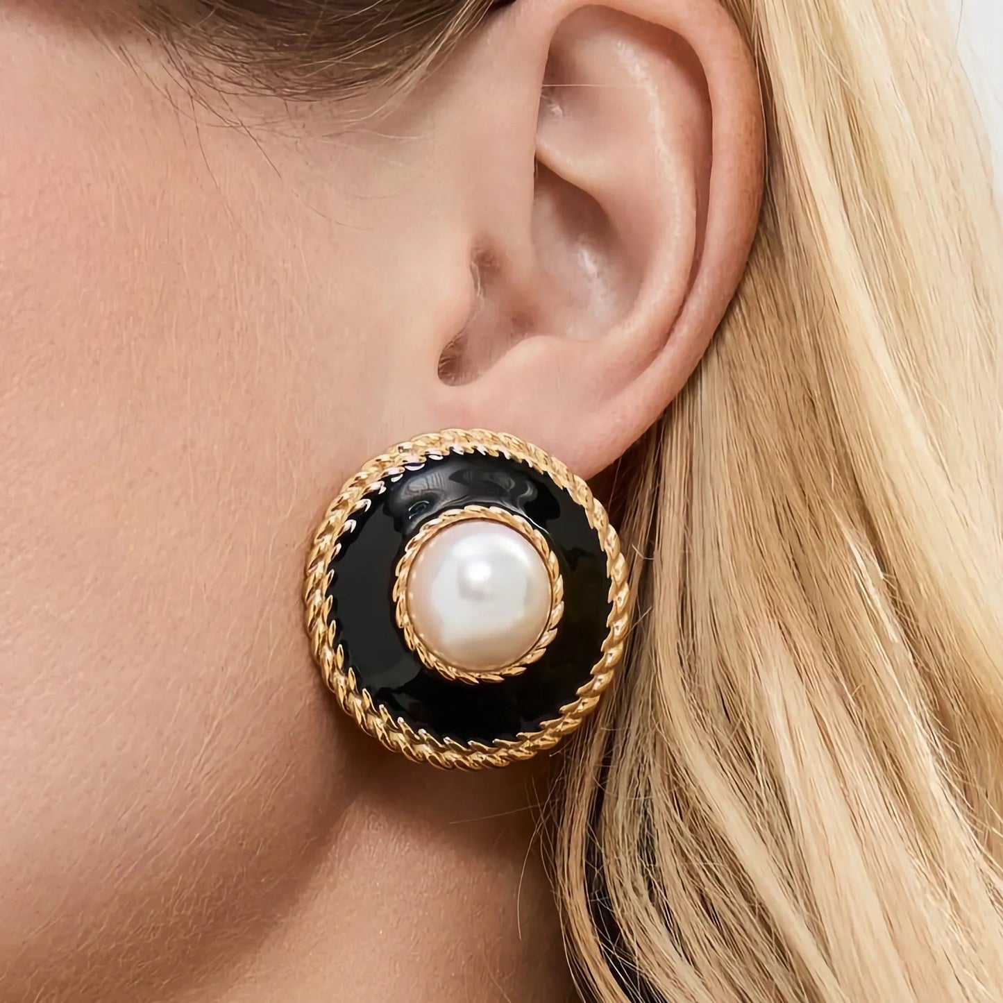 [Echo Fine]Haven Pearl Earrings