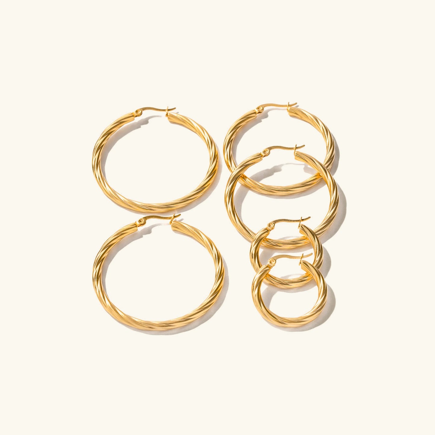 [Echo Fine]Zephy Hoop Earrings