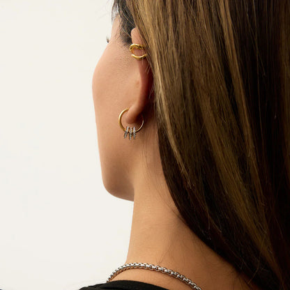[Echo Fine]Rosiel Gold Ear Cuff Earrings